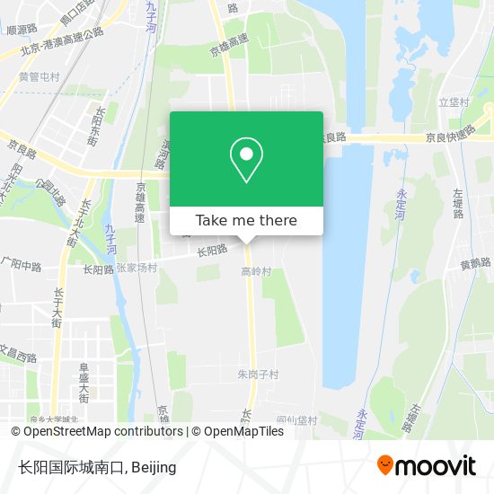 长阳国际城南口 map