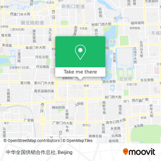 中华全国供销合作总社 map