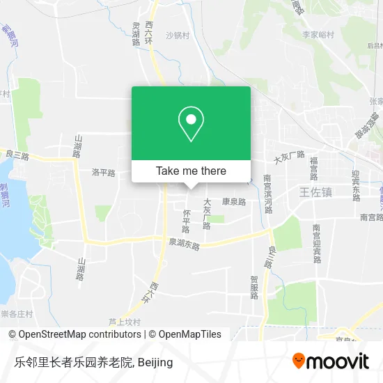 乐邻里长者乐园养老院 map