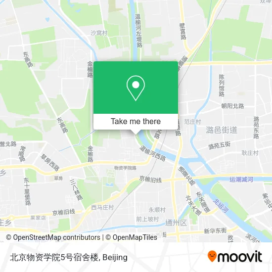 北京物资学院5号宿舍楼 map