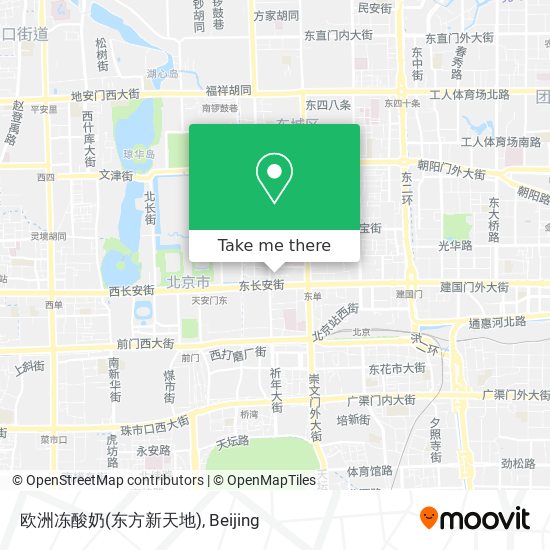 欧洲冻酸奶(东方新天地) map
