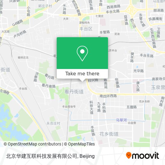 北京华建互联科技发展有限公司 map