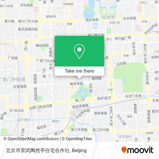 北京市宣武陶然亭住宅合作社 map