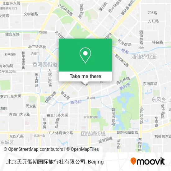 北京天元假期国际旅行社有限公司 map