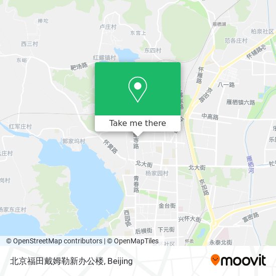 北京福田戴姆勒新办公楼 map