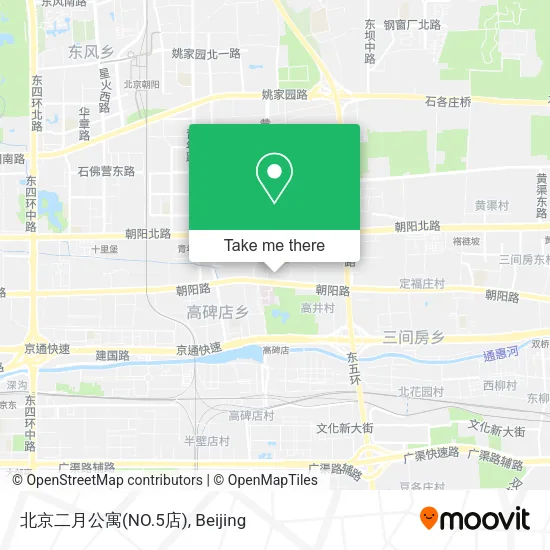 北京二月公寓(NO.5店) map