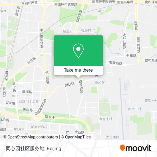 同心园社区服务站 map