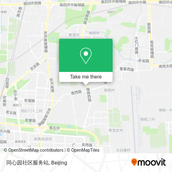 同心园社区服务站 map