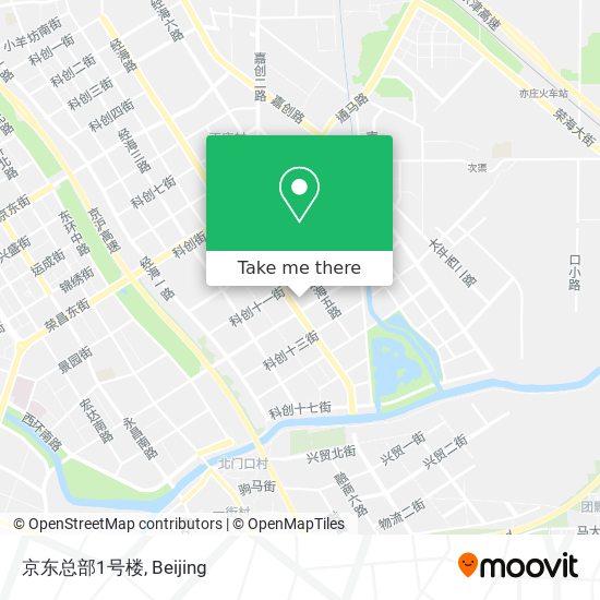 京东总部1号楼 map