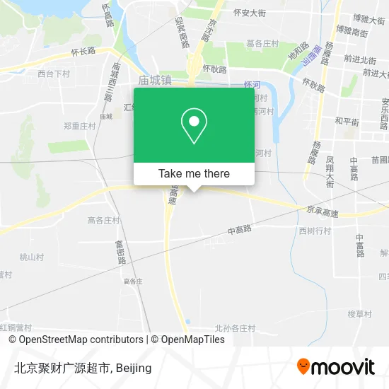 北京聚财广源超市 map
