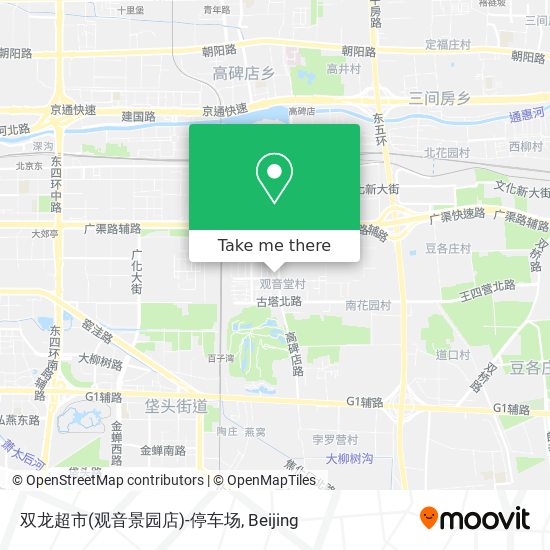 双龙超市(观音景园店)-停车场 map