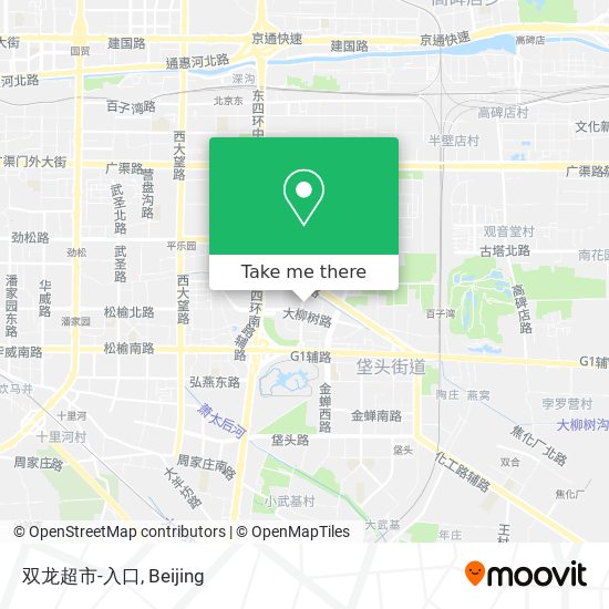 双龙超市-入口 map
