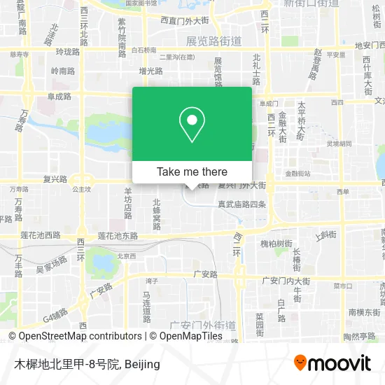 木樨地北里甲-8号院 map