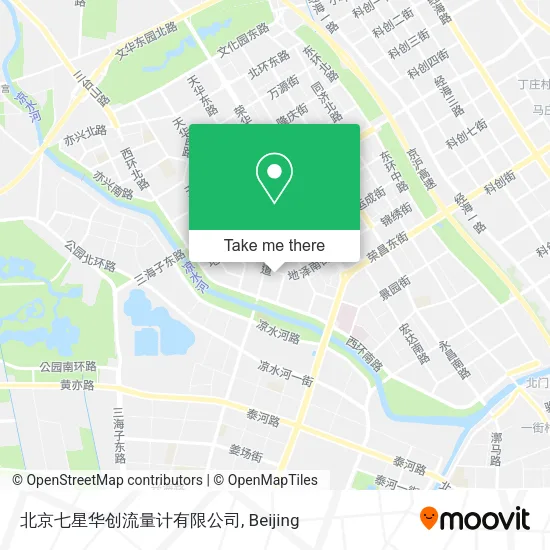 北京七星华创流量计有限公司 map