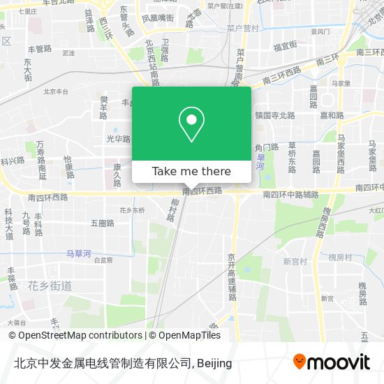 北京中发金属电线管制造有限公司 map