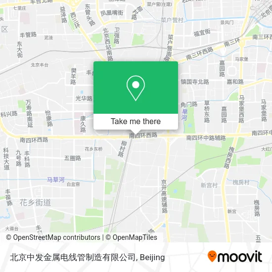 北京中发金属电线管制造有限公司 map