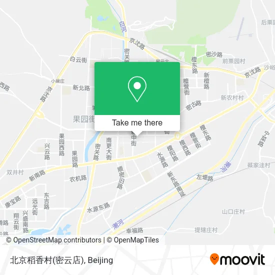 北京稻香村(密云店) map