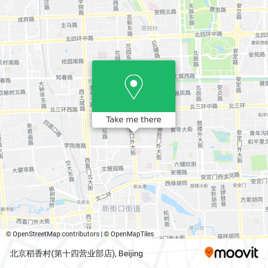北京稻香村(第十四营业部店) map