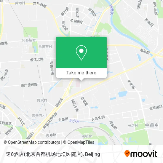 速8酒店(北京首都机场地坛医院店) map