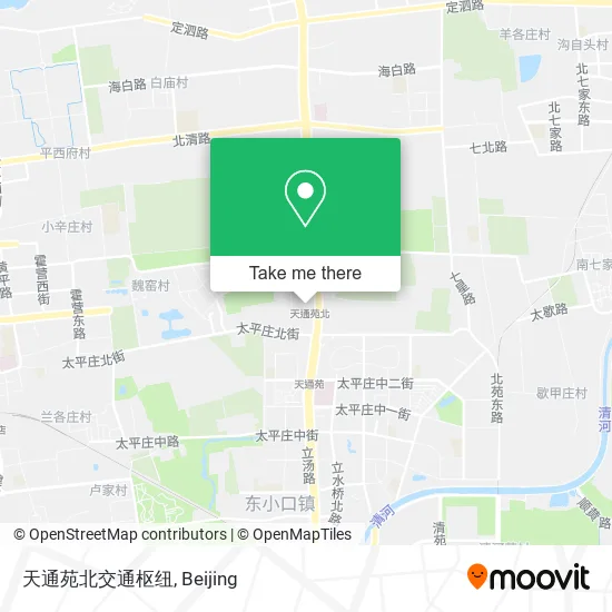 天通苑北交通枢纽 map