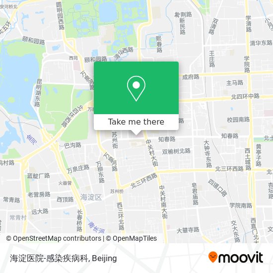 海淀医院-感染疾病科 map
