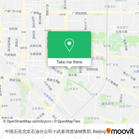 中国石化北京石油分公司小武基润滑油销售部 map