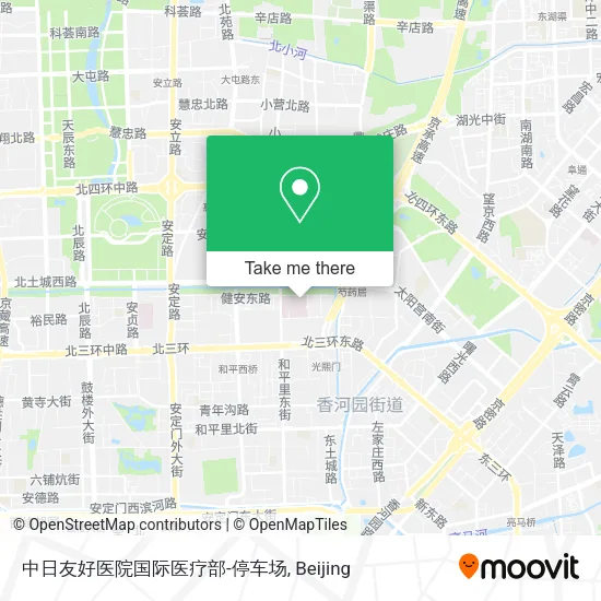 中日友好医院国际医疗部-停车场 map