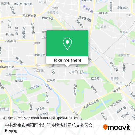 中共北京市朝阳区小红门乡牌坊村党总支委员会 map