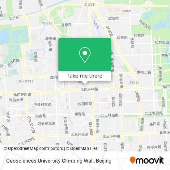 Geosciences University Climbing Wall map