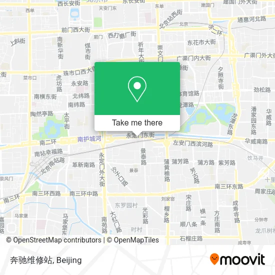 奔驰维修站 map
