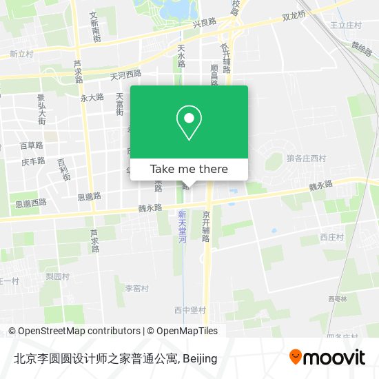 北京李圆圆设计师之家普通公寓 map