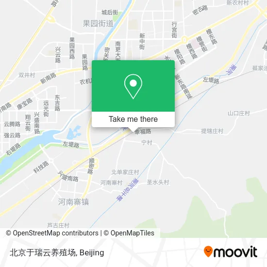 北京于瑞云养殖场 map