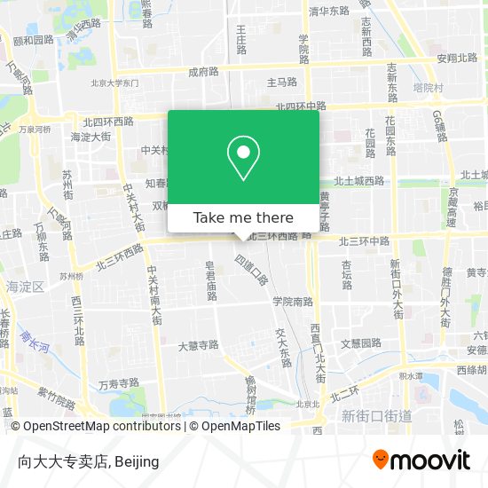 向大大专卖店 map