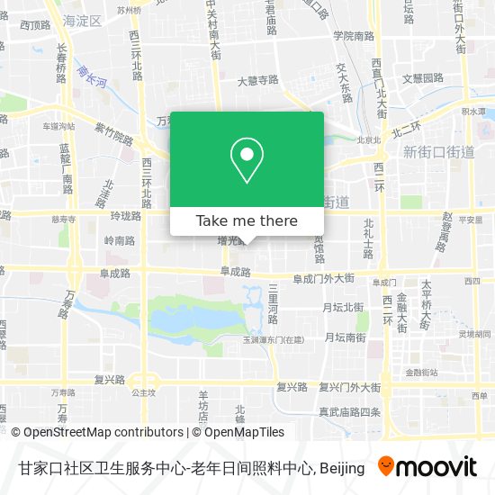 甘家口社区卫生服务中心-老年日间照料中心 map
