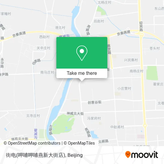 街电(呷哺呷哺燕新大街店) map