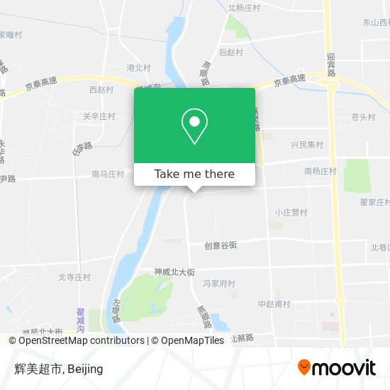 辉美超市 map