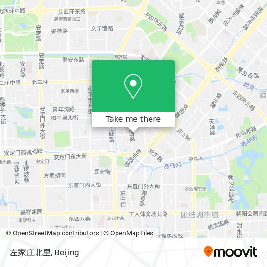 左家庄北里 map