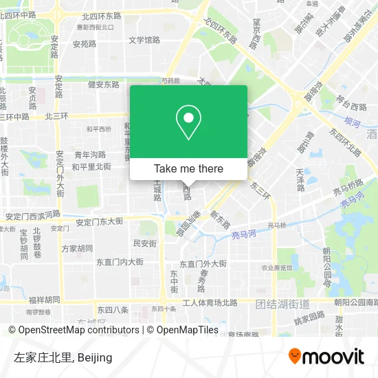 左家庄北里 map