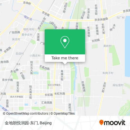 金地朗悦润园-东门 map