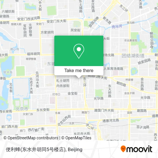 便利蜂(东水井胡同5号楼店) map