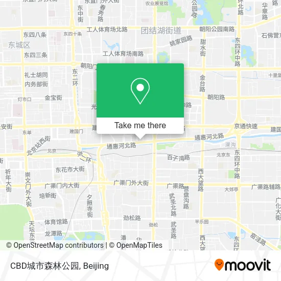 CBD城市森林公园 map