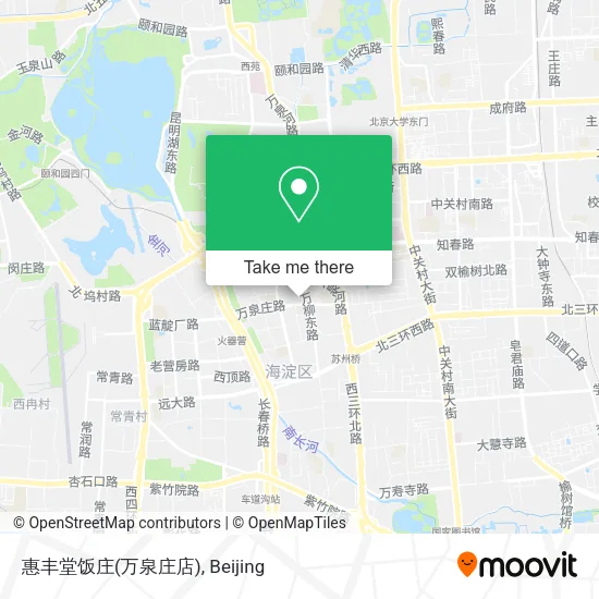 惠丰堂饭庄(万泉庄店) map