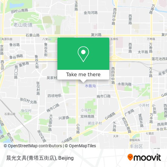 晨光文具(青塔五街店) map