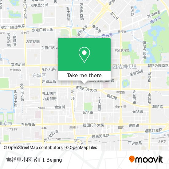 吉祥里小区-南门 map