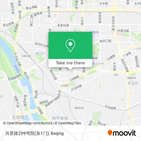 兴景路299号院(东1门) map