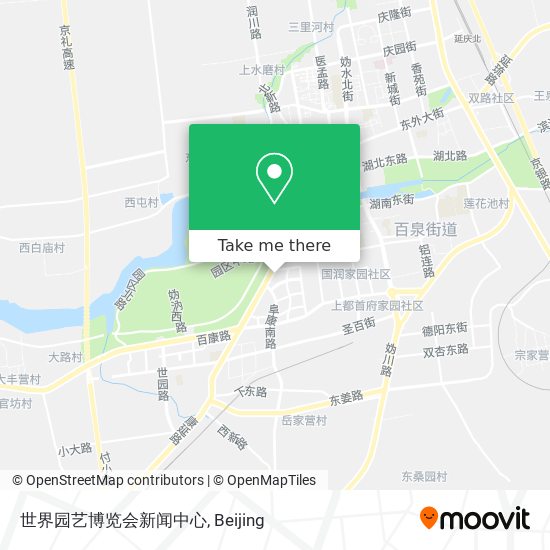 世界园艺博览会新闻中心 map