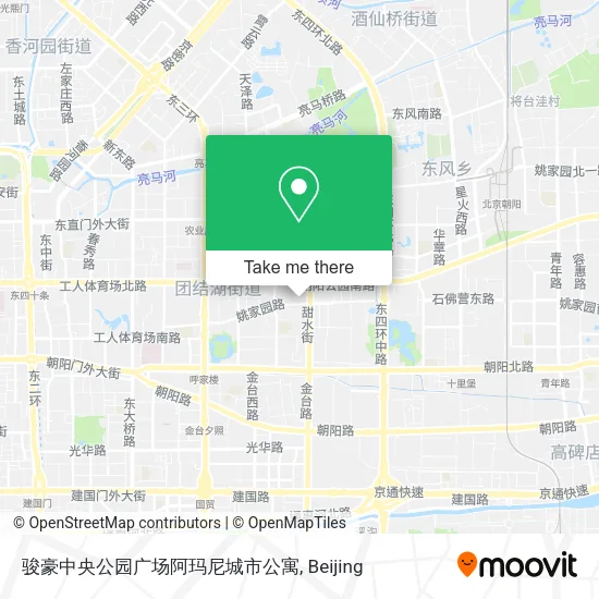 骏豪中央公园广场阿玛尼城市公寓 map
