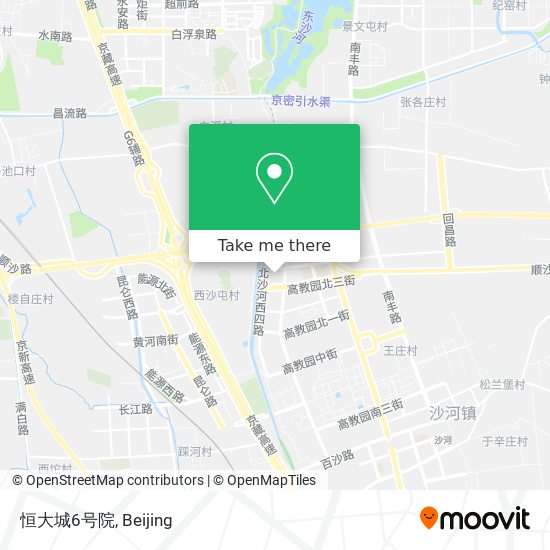 恒大城6号院 map