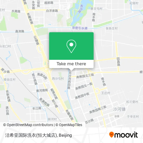 洁希亚国际洗衣(恒大城店) map
