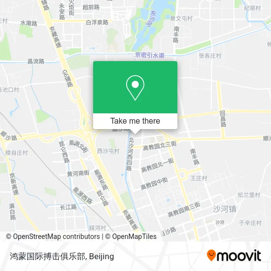 鸿蒙国际搏击俱乐部 map